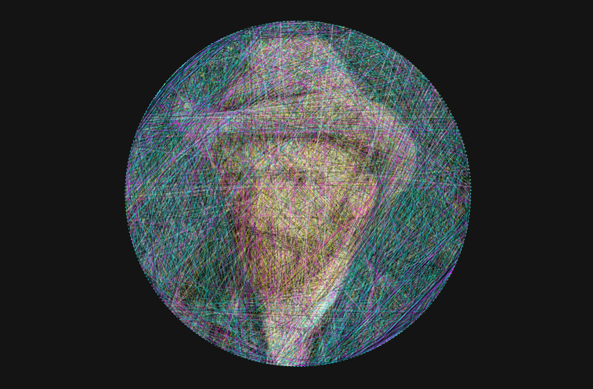 String Art of Vincent van Gogh